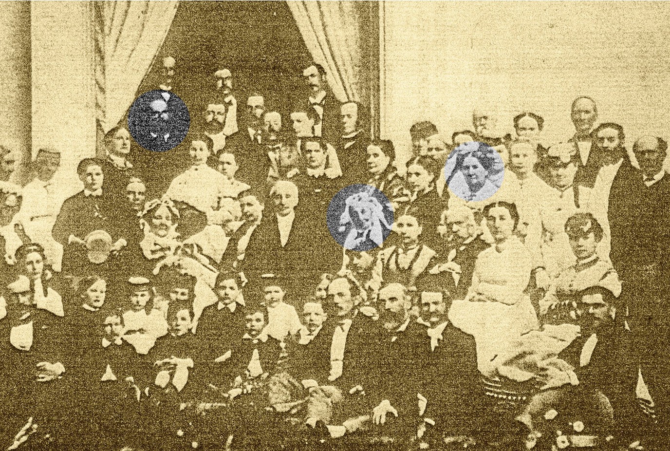 Phélan family around 1860